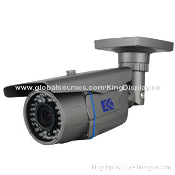 CCTV Color CCD Camera with Integrated Bracket, 700TVL, 20-30m IR, 2.8-12mm Varifocal Lens